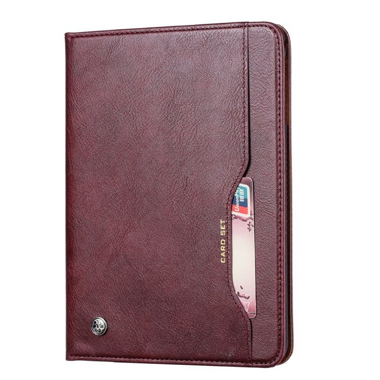 Knead Skin Texture Horizontal Flip Leather Case for iPad Mini 2019, with Photo Frame & Holder & Card Slots & Wallet & Pen Slot, For iPad Mini 2019