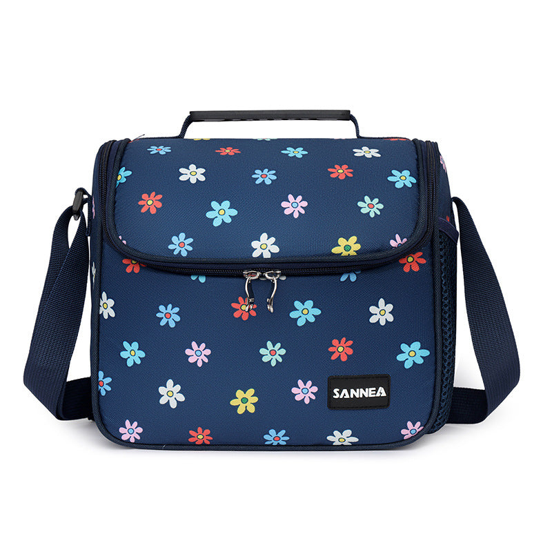 Sanne New Model Children's 8L Insulated Bag Student Lunch Box Bag Cross-Border Oxford Cloth Ice Pack in Stock