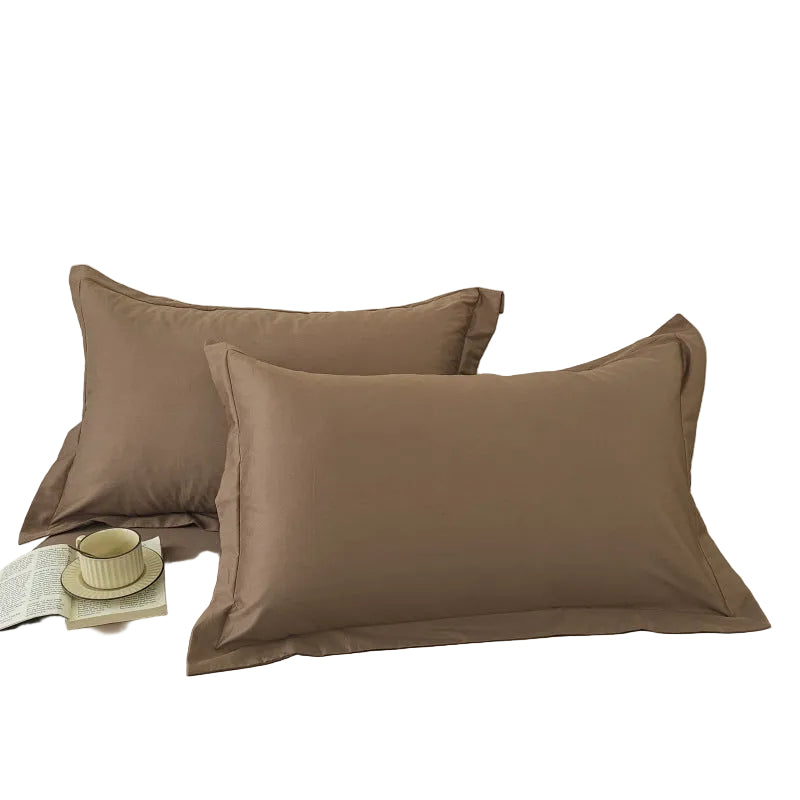 Pure Cotton Solid Color Pillowcase 50X80Cm Pure Cotton Pillowcase Set of 2 40X60Cm Single Student Pillowcase Gray