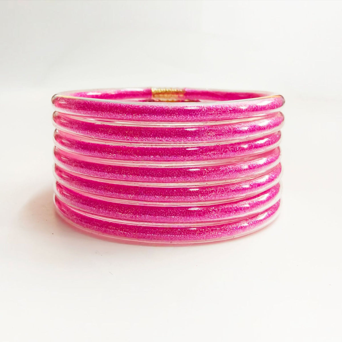 43 Colors Amazon Best-Selling 7-Layer Silicone Rainbow Glitter Bracelet Ribbon Set Women's Bow Glitter Bracelet