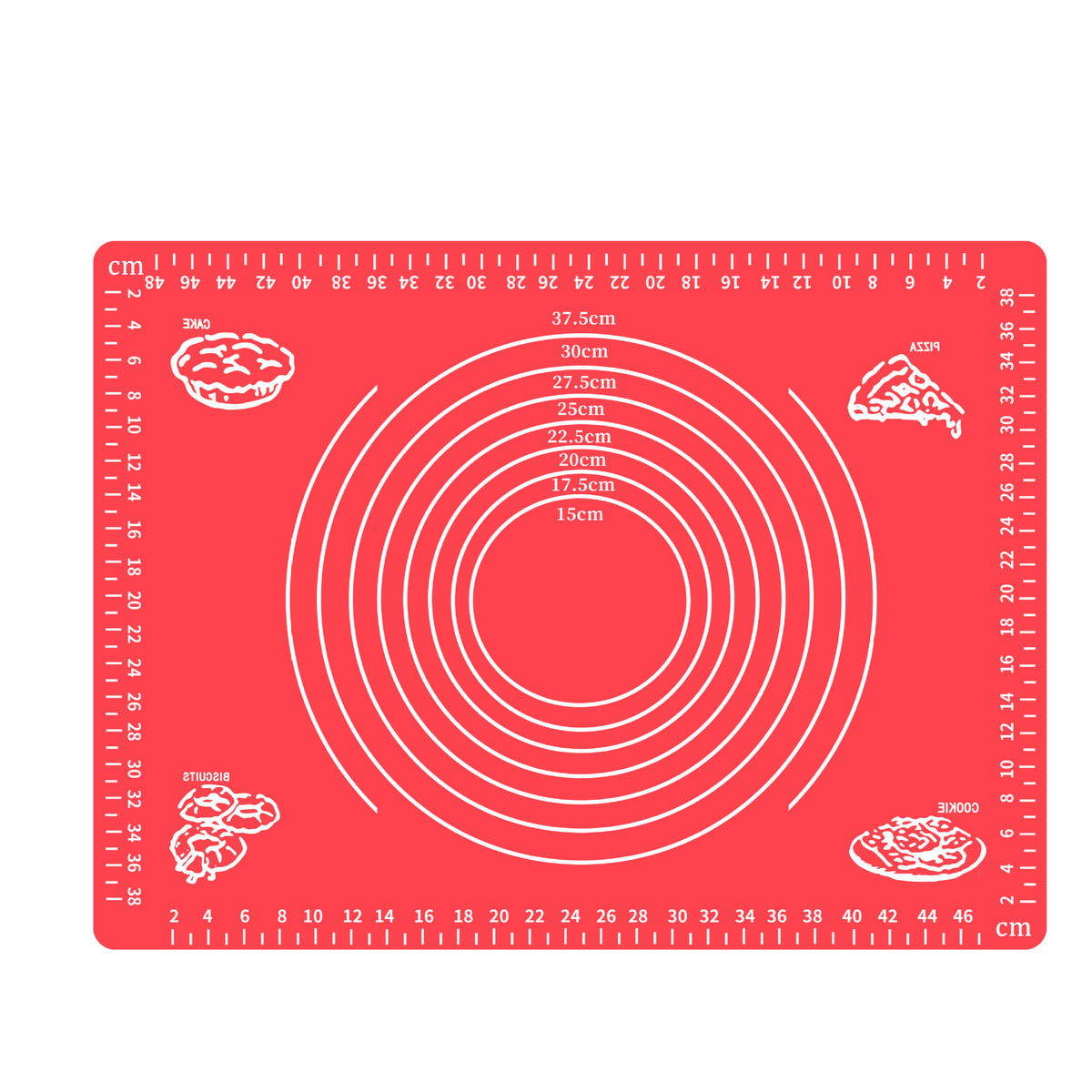 Flour shaping pad large scale silicone pad 50*40 soft chopping board baking tool high temperature resistant kneading pad