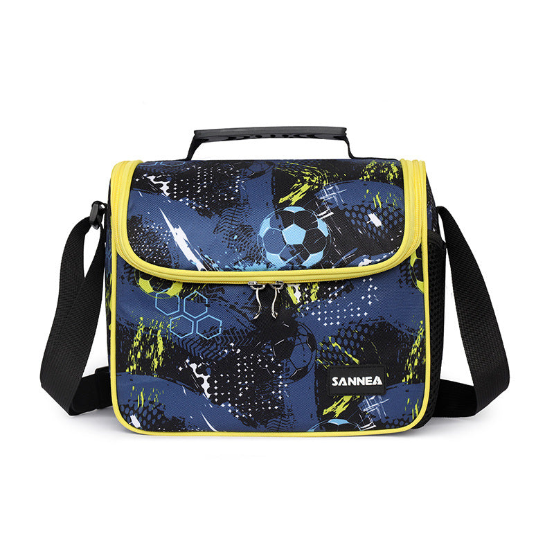 Sanne New Model Children's 8L Insulated Bag Student Lunch Box Bag Cross-Border Oxford Cloth Ice Pack in Stock