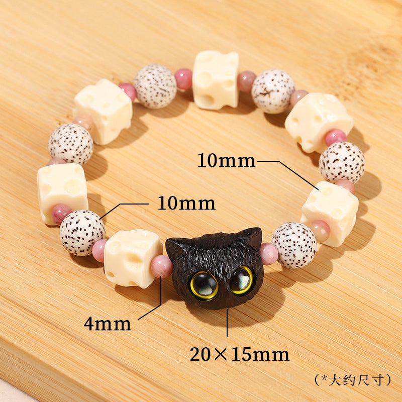 Jingdong Jewelry Natural Crystal Bracelet Jade New Chinese Style Fresh Tassel Bracelet for Girls and Best Friends Agate Bracelet