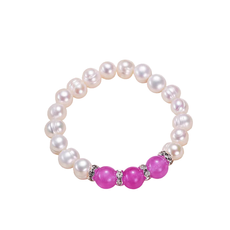 Children's Bracelet Female Princess Beaded Cartoon Children Girl Baby  Student Freshwater Pearl Accessories