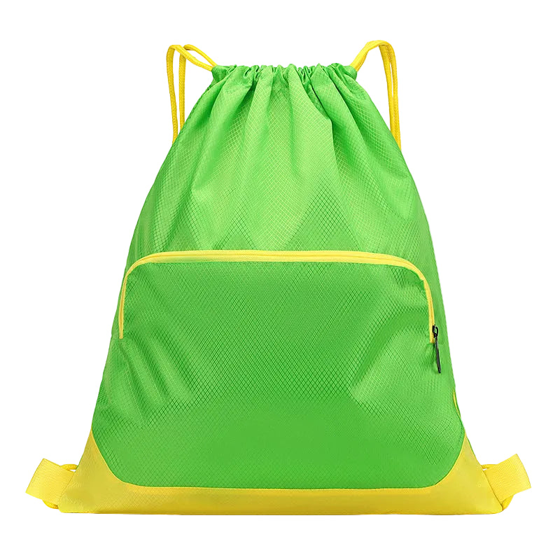 Waterproof Large Capacity Sports Fitness Bag Men's and Women's Travel Drawstring Pocket Backpack Basketball Bag Training Student Bag