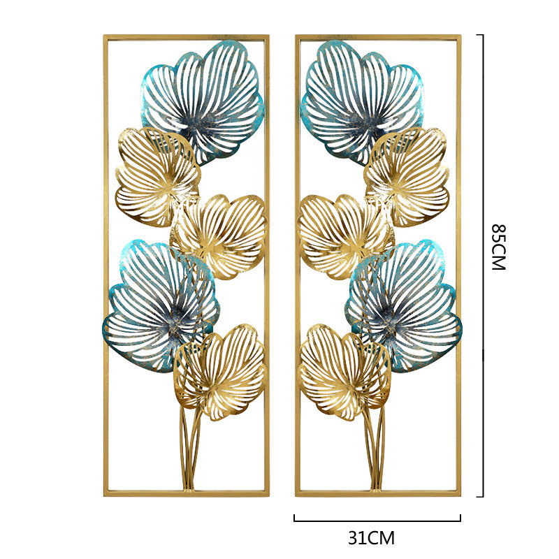 A Pair of Home Wall Hangings, Creative Iron Wall Hangings, Stereo Wall Hangings, Living Room Background Wall Decorations