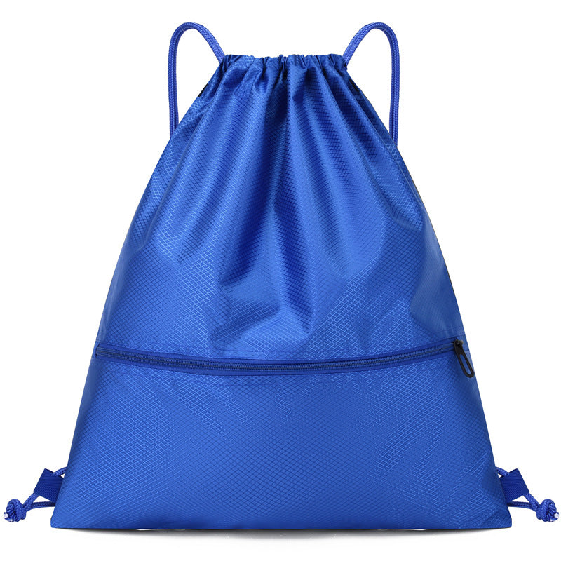 Lightweight Drawstring Backpack Large Capacity Unisex Sports Drawstring Bag Waterproof Foldable Bag