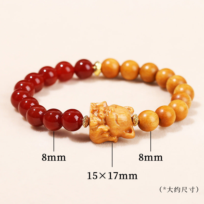 Jingdong Jewelry Natural Crystal Bracelet Jade New Chinese Style Fresh Tassel Bracelet for Girls and Best Friends Agate Bracelet