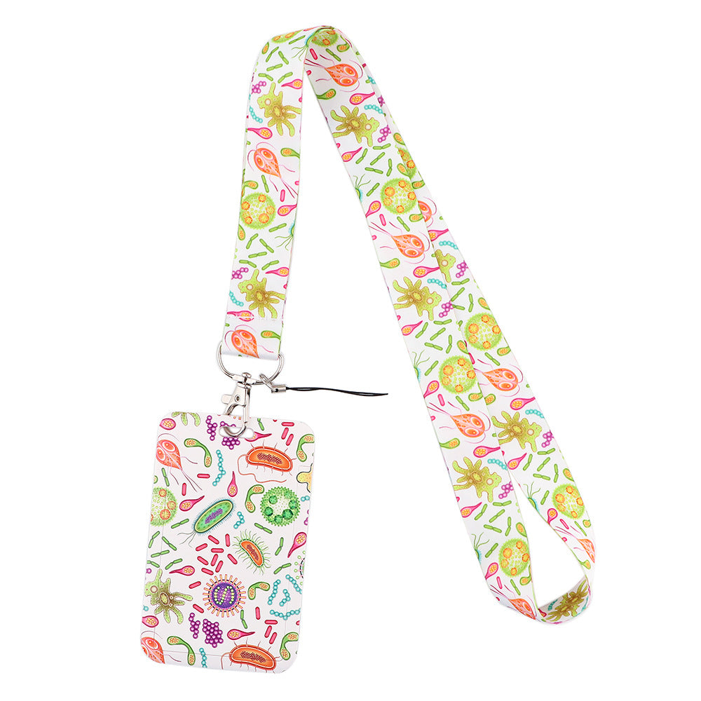 Doctor Pills Cat Mobile Phone Lanyard Card Set Combination Bus Card Factory Brand Work Medical Lanyard Campus Card Pendant