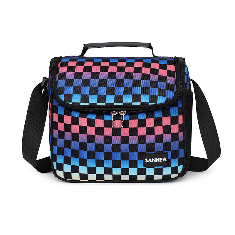 Sanne New Model Children's 8L Insulated Bag Student Lunch Box Bag Cross-Border Oxford Cloth Ice Pack in Stock
