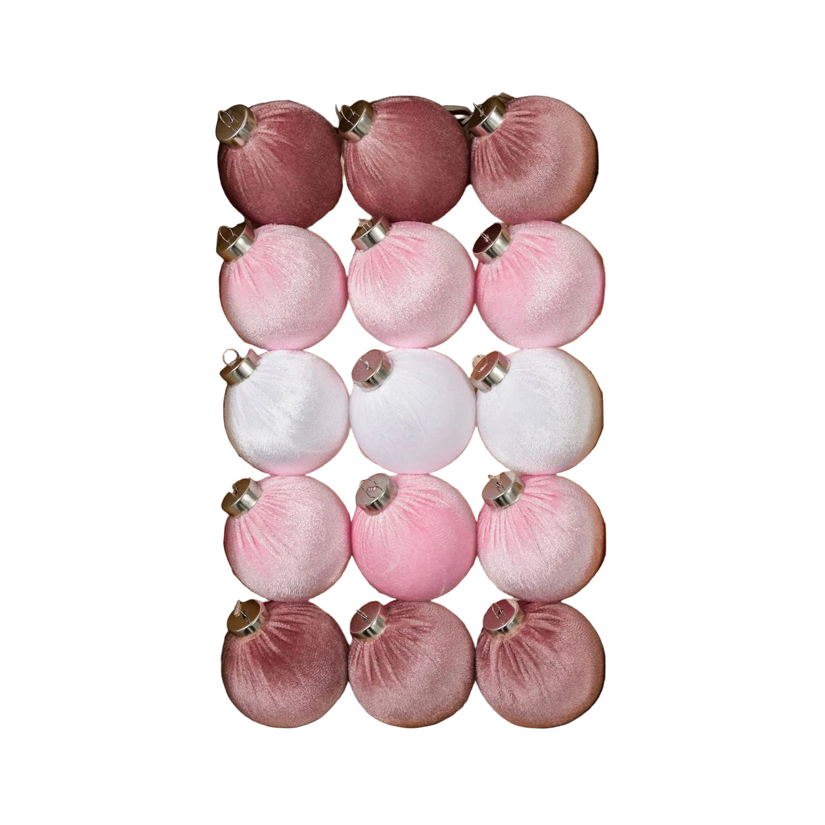 velvet Christmas balls 6CM-15pcs fabric-wrapped balls Christmas decorations