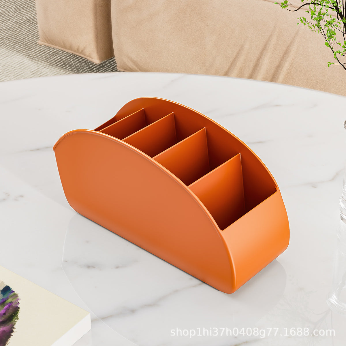 Desktop Living Room Remote Control Storage Box Bedside Table /Storage Cosmetics Tool Storage Box