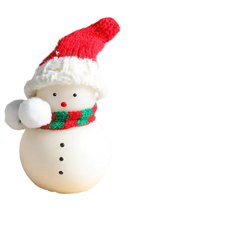 Soybean Wax Christmas Snowman Aromatherapy Candle Hand Gift Diy
