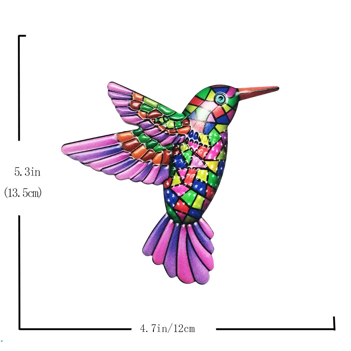 New Amazon Iron Hummingbird Home Wall Hanging Hardware Crafts Pendant Metal Decorations Garden Decoration