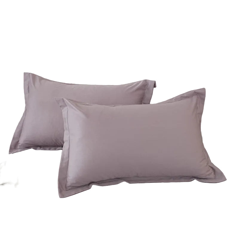Pure Cotton Solid Color Pillowcase 50X80Cm Pure Cotton Pillowcase Set of 2 40X60Cm Single Student Pillowcase Gray