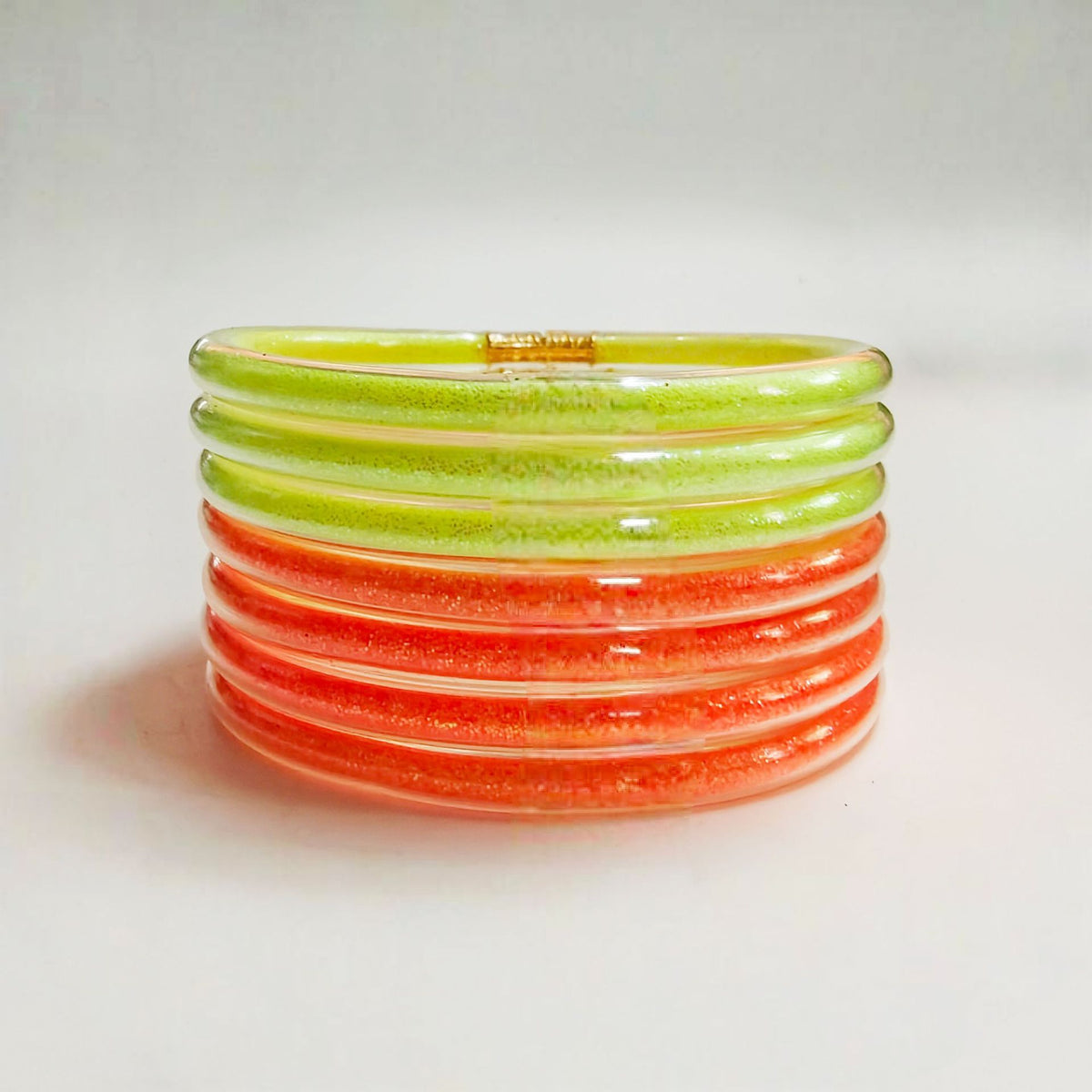 43 Colors Amazon Best-Selling 7-Layer Silicone Rainbow Glitter Bracelet Ribbon Set Women's Bow Glitter Bracelet