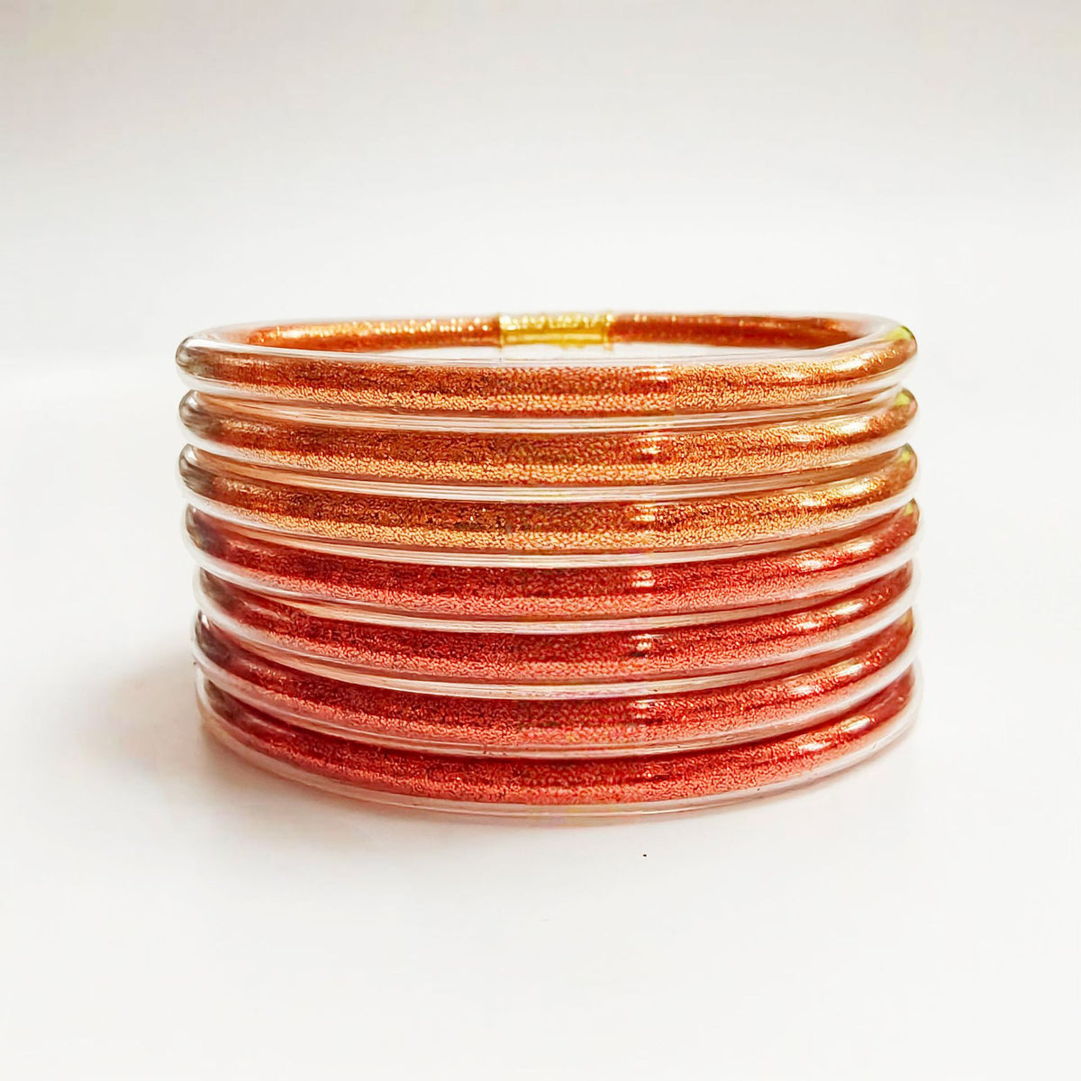 43 Colors Amazon Best-Selling 7-Layer Silicone Rainbow Glitter Bracelet Ribbon Set Women's Bow Glitter Bracelet