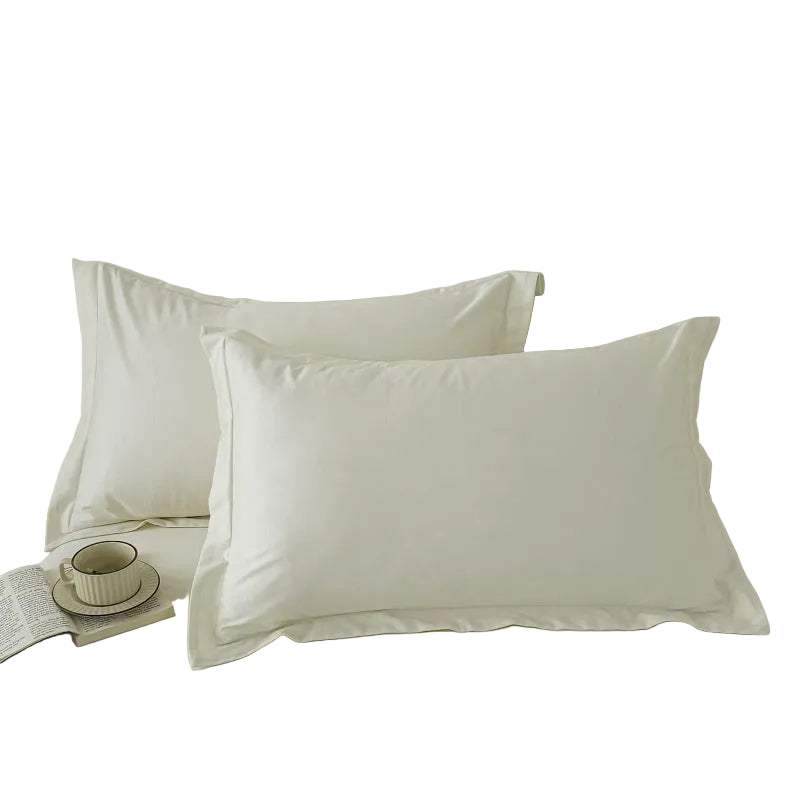 Pure Cotton Solid Color Pillowcase 50X80Cm Pure Cotton Pillowcase Set of 2 40X60Cm Single Student Pillowcase Gray