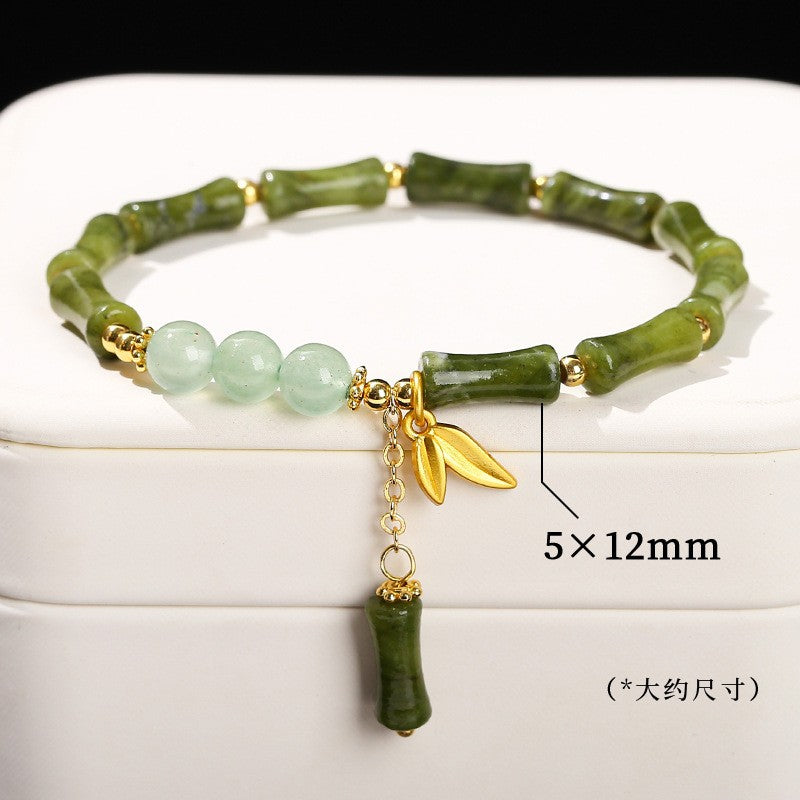 Jingdong Jewelry Natural Crystal Bracelet Jade New Chinese Style Fresh Tassel Bracelet for Girls and Best Friends Agate Bracelet
