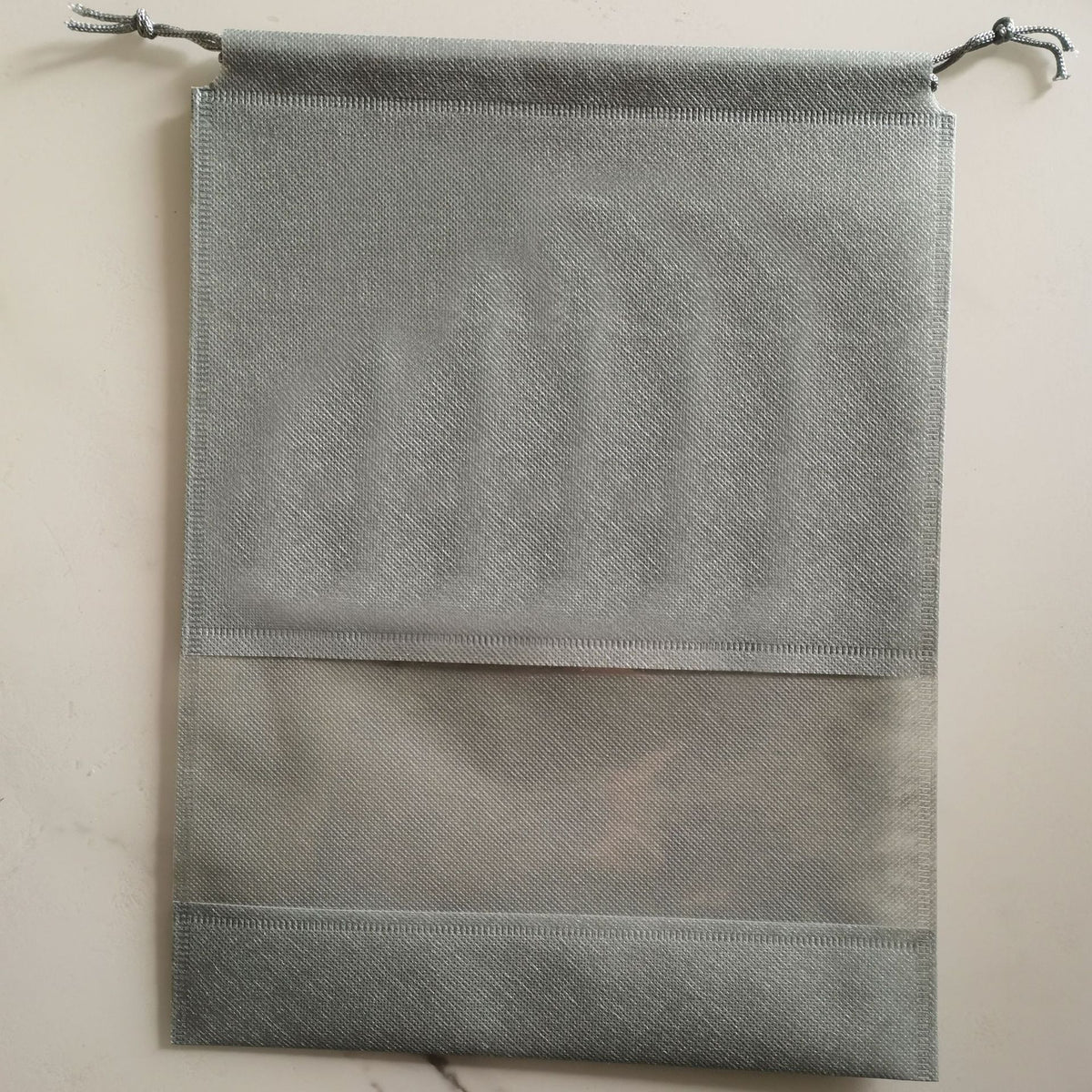 In-Stock Non-Woven Fabric Shoe Storage Bags, Shoe Storage Drawstring Dust-Proof Bags with Zipper