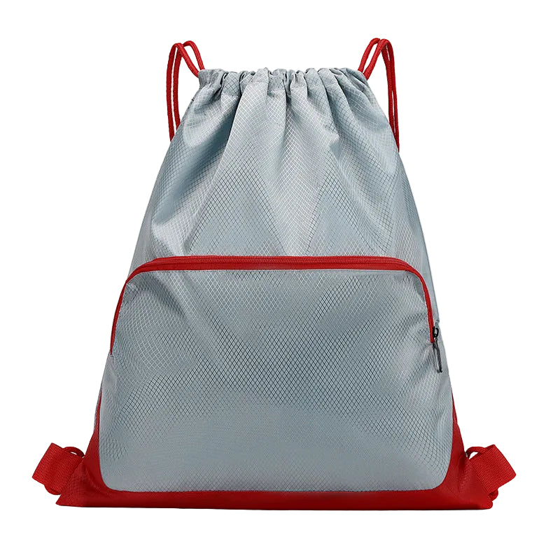 Waterproof Large Capacity Sports Fitness Bag Men's and Women's Travel Drawstring Pocket Backpack Basketball Bag Training Student Bag