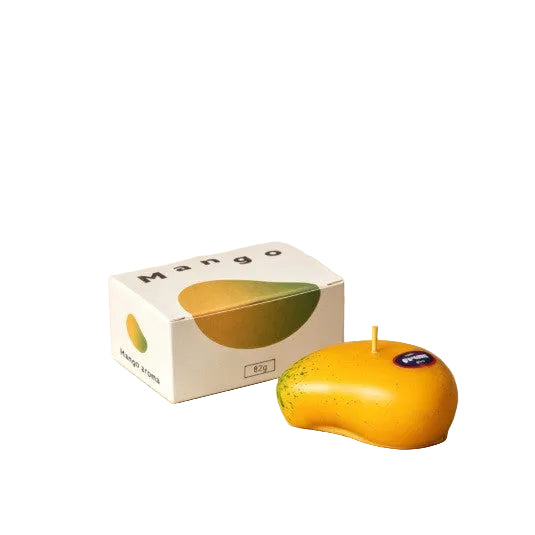 Mango-Shaped Ins-Style Handmade Scented Fruit Candles Soy Wax