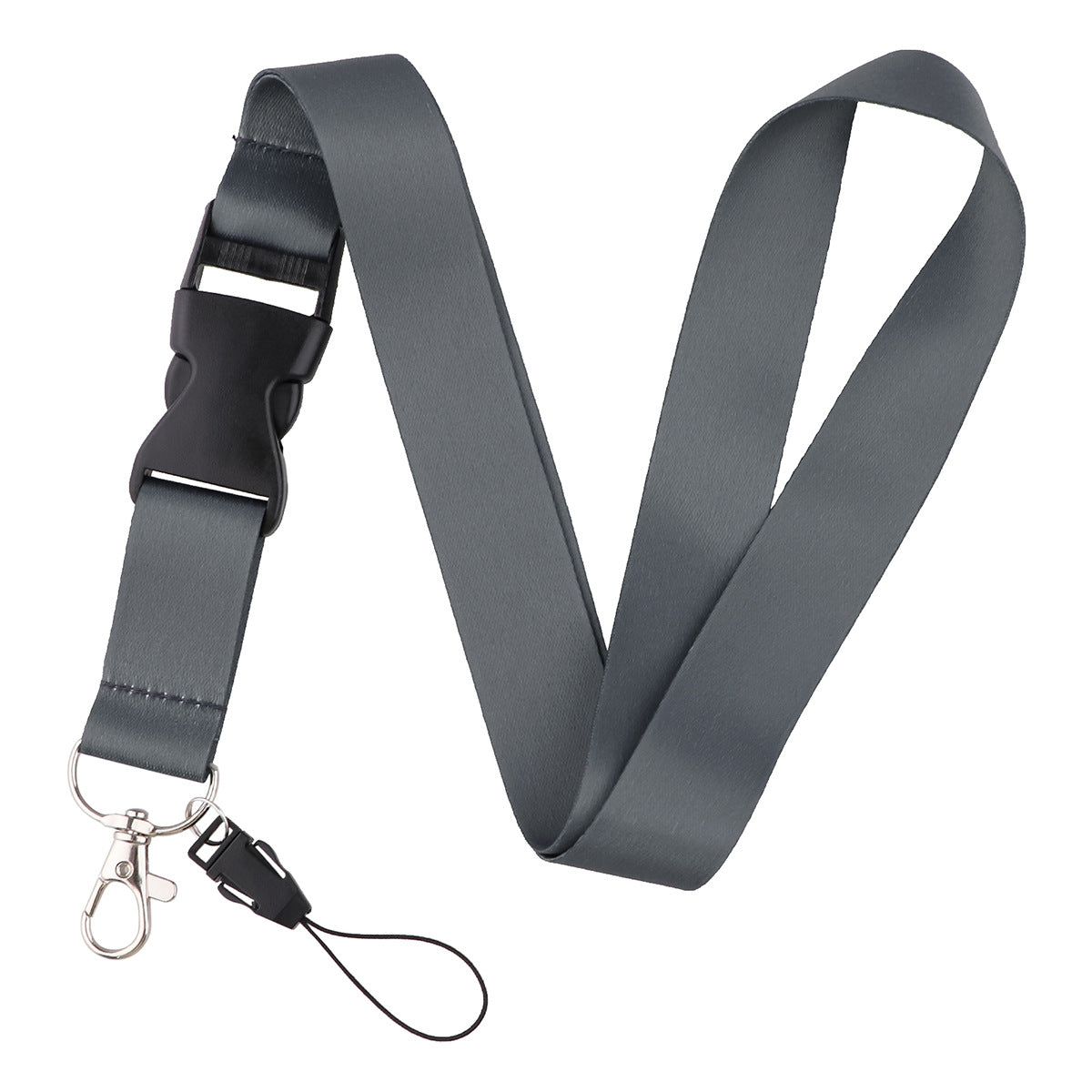 Twelve-Color Mobile Phone Lanyard, Hard-Shell Card Holder for Id, Camera, Keys, Work Badge, and Bus Pass