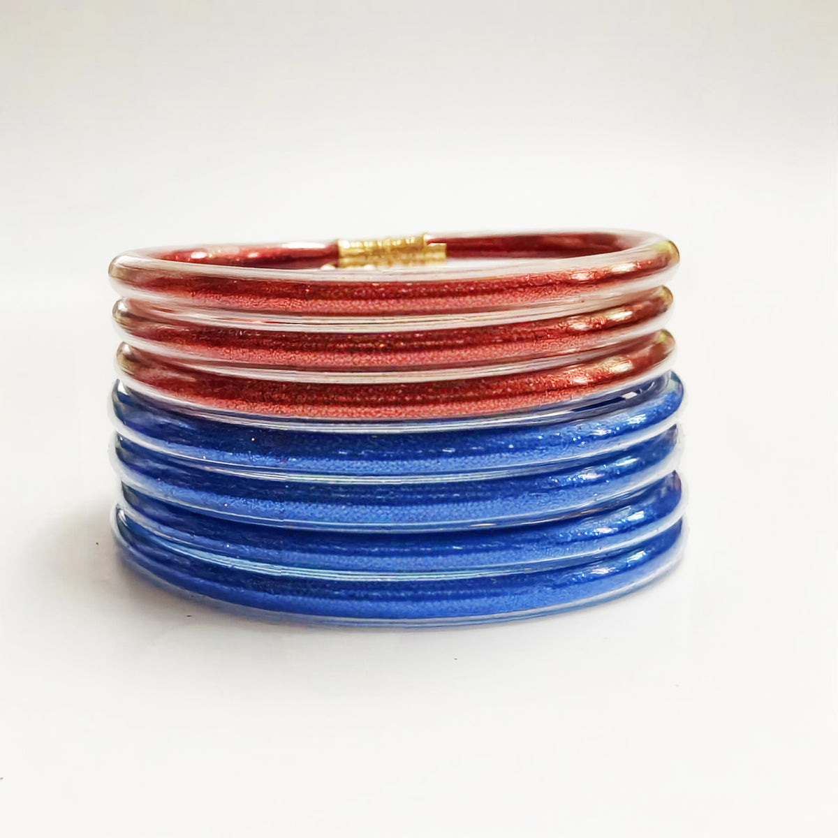 43 Colors Amazon Best-Selling 7-Layer Silicone Rainbow Glitter Bracelet Ribbon Set Women's Bow Glitter Bracelet