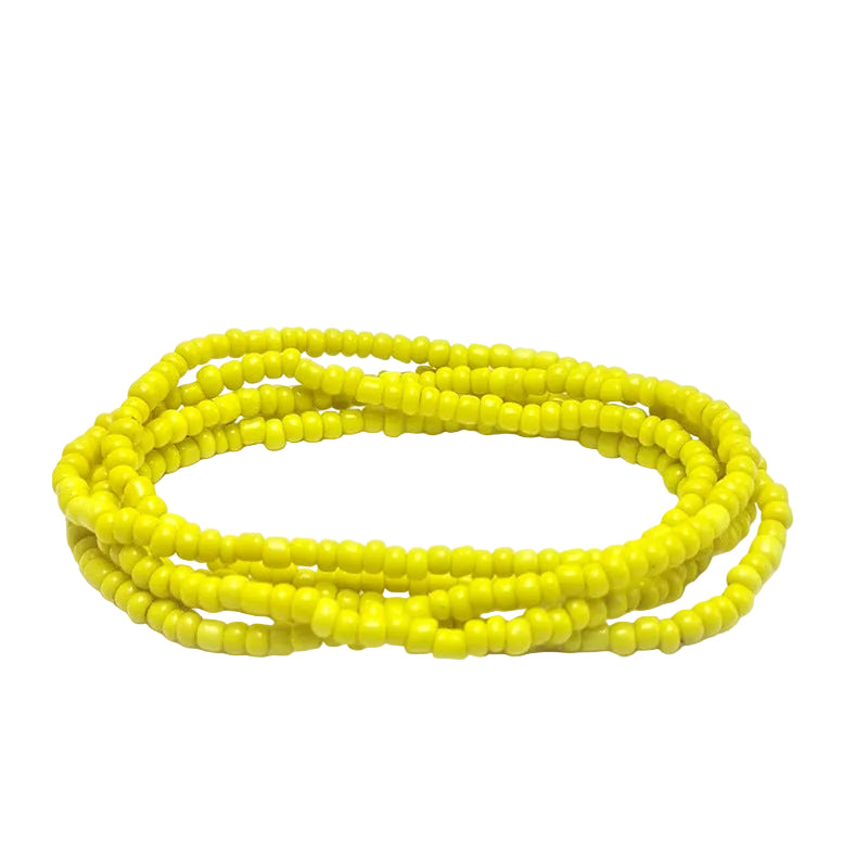 Body Chain with Glass Seed Beads, Fashionable Magic Hand Fish Pendant Accessories, Elastic Handmade Beaded Jewelry Waist Chain