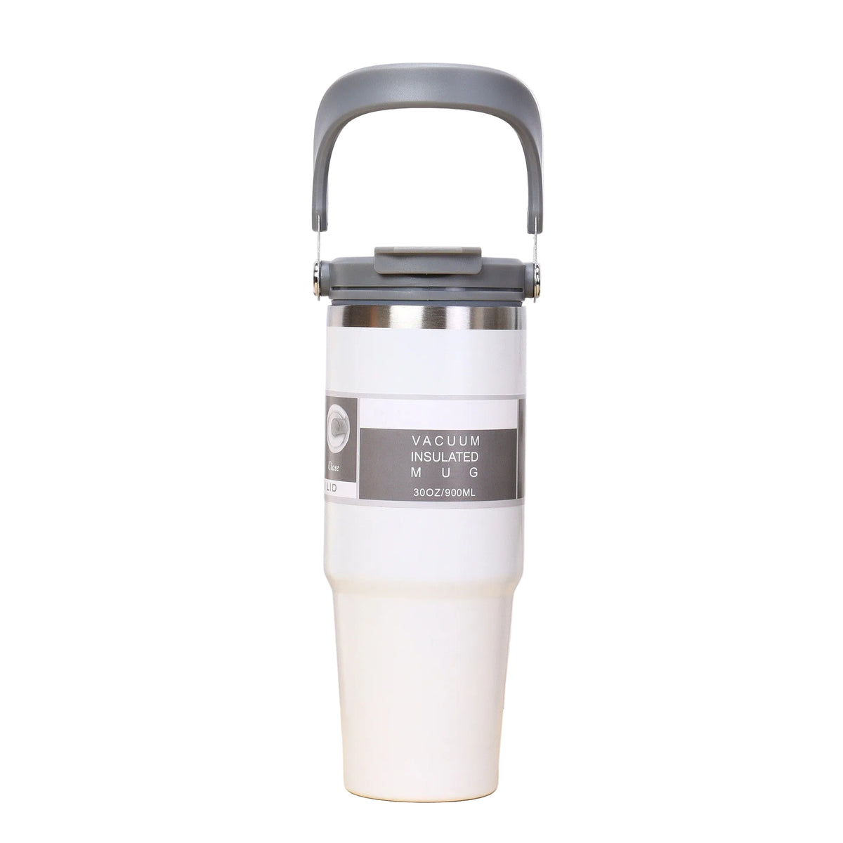 Portable Ice Cup 304 Stainless Steel  890ml  Large Capacity Thermos Cup Outdoor Portable with Handle for Car