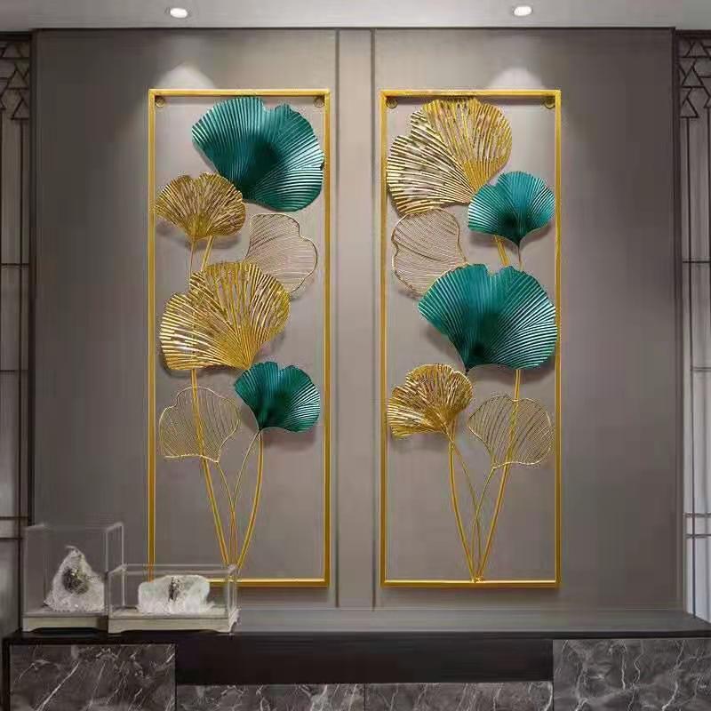 A Pair of Home Wall Hangings, Creative Iron Wall Hangings, Stereo Wall Hangings, Living Room Background Wall Decorations