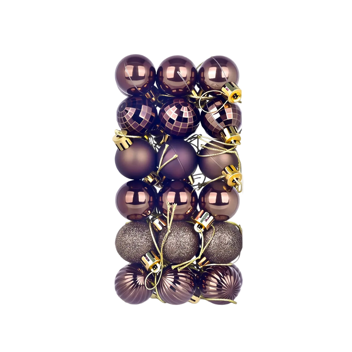 Christmas decorations electroplating ball tree pendant decorative ball hanging ball 3cm-36pvs