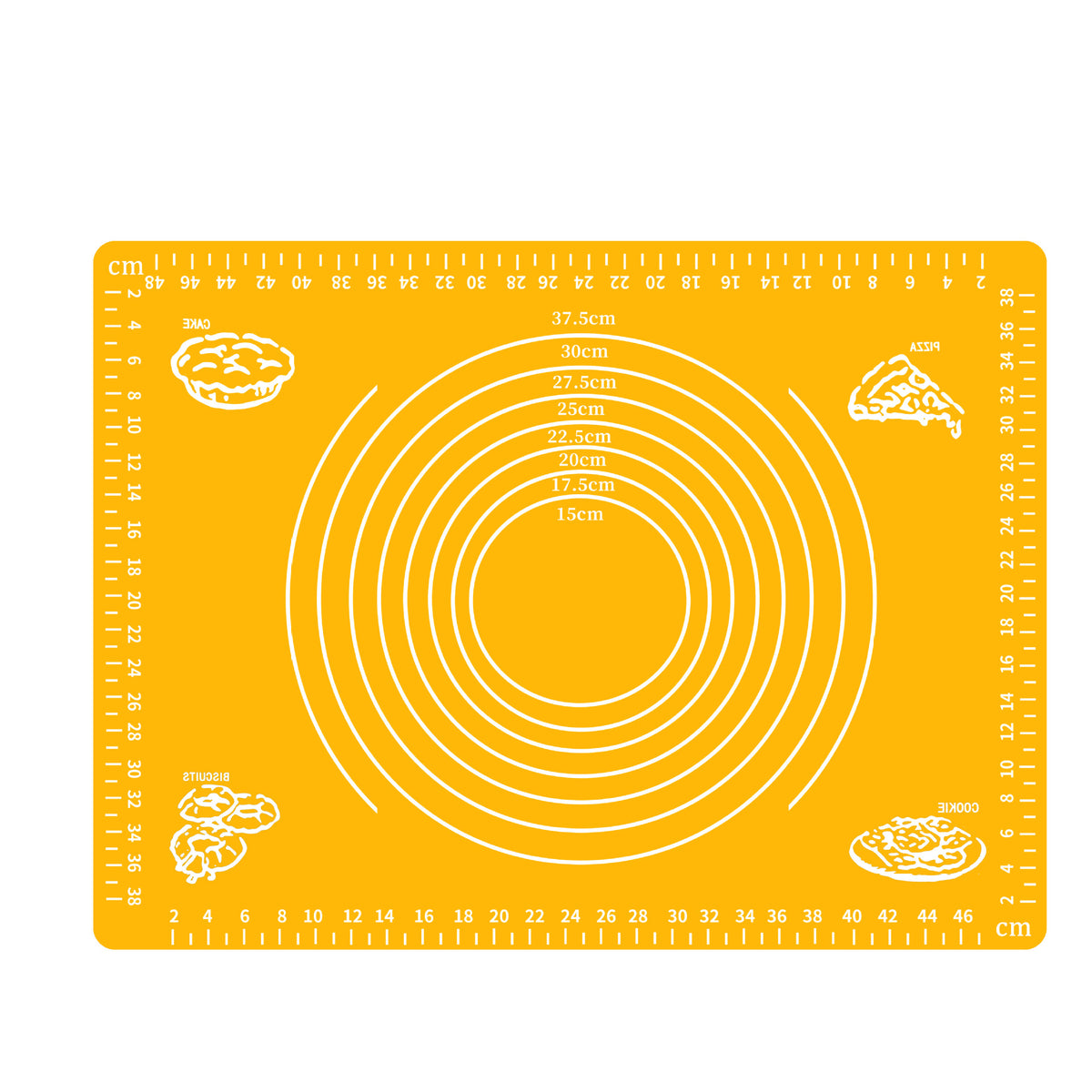 Flour shaping pad large scale silicone pad 50*40 soft chopping board baking tool high temperature resistant kneading pad
