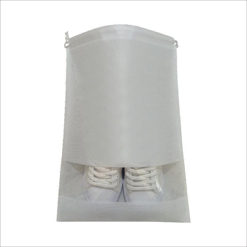 In-Stock Non-Woven Fabric Shoe Storage Bags, Shoe Storage Drawstring Dust-Proof Bags with Zipper