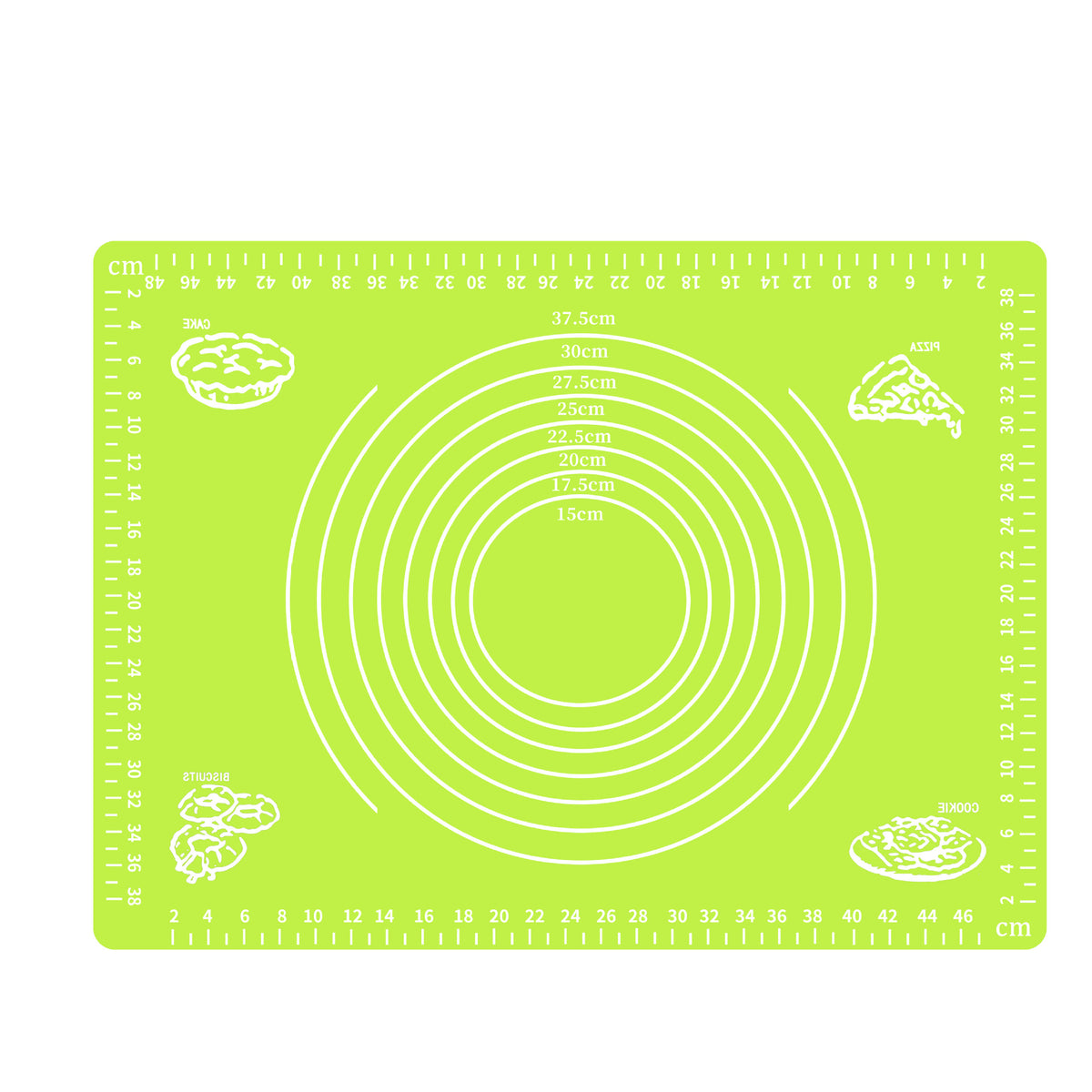 Flour shaping pad large scale silicone pad 50*40 soft chopping board baking tool high temperature resistant kneading pad