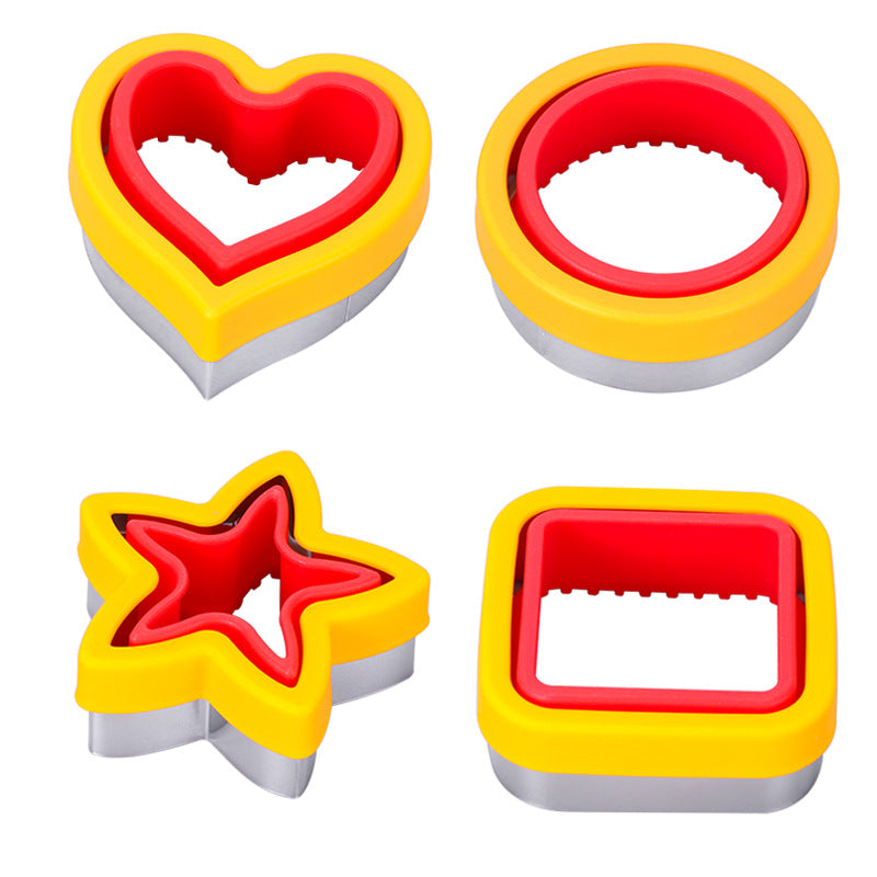 Stainless steel cartoon sandwich mold toast cutting mold dinosaur sandwich bread edge pressing biscuit mold