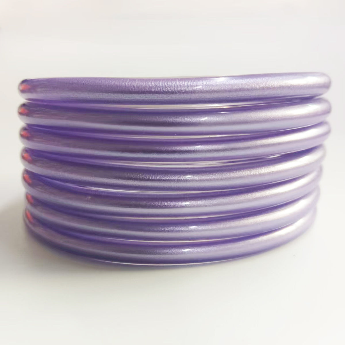 7-Layer Plastic Silicone Bracelets Gold Foil Jelly Bangles Multi-Layer Silicone Gold Foil Paint Bracelets Factory Direct Sales