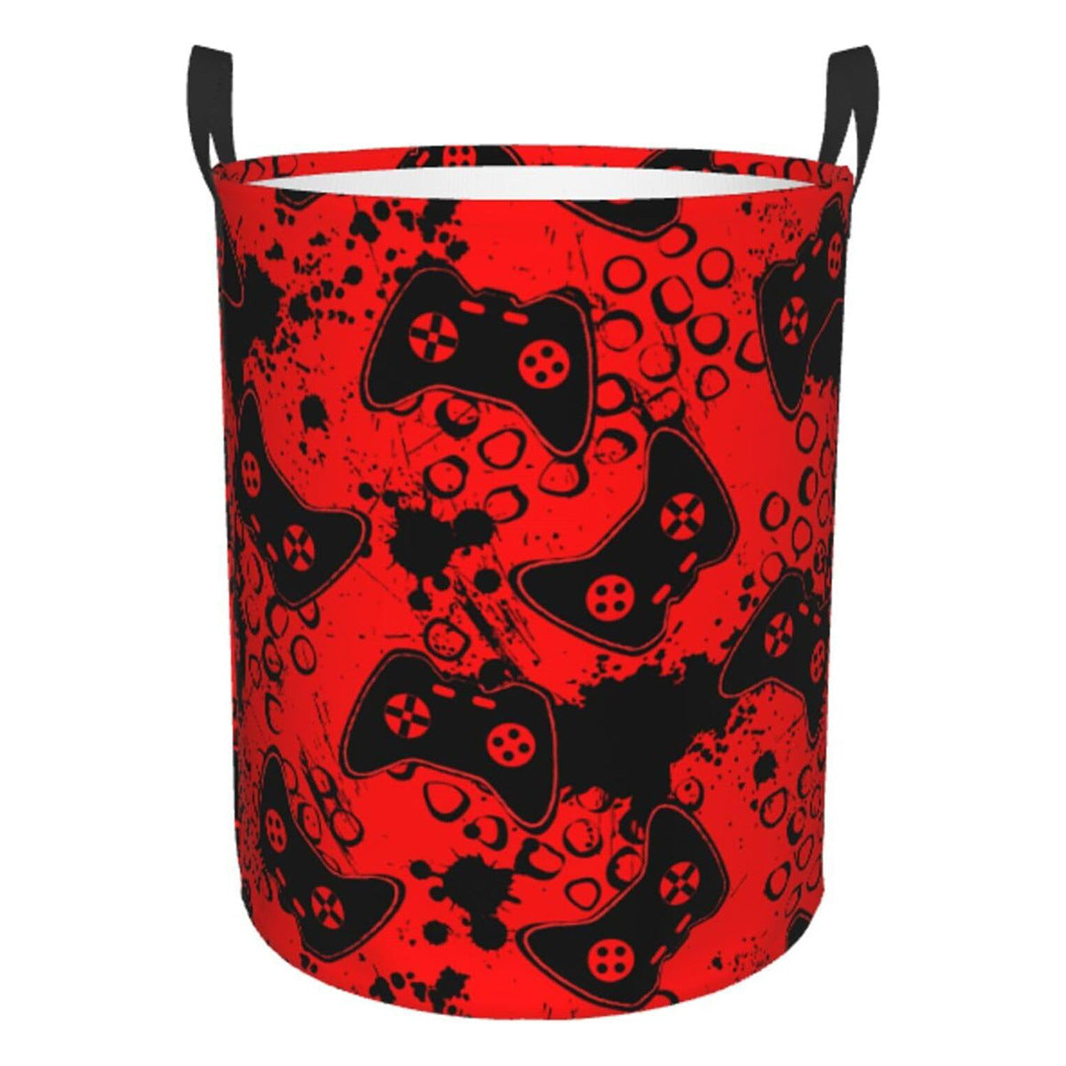 Amazon Temu Cross-Border Floral Laundry Basket Oxford Cloth 600 Toy Storage Bucket Packaging Size 27*28*4