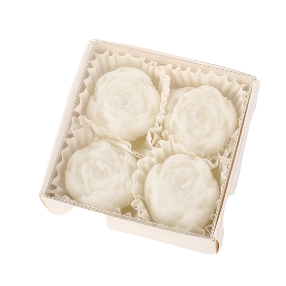 Handmade Red Rose Scented Candle Set  for Home Use Valentine's Day Gift Fragrance Souvenir Candle
