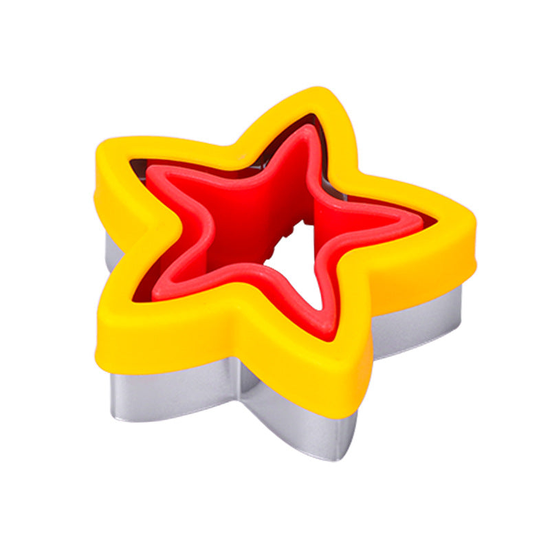 Stainless steel cartoon sandwich mold toast cutting mold dinosaur sandwich bread edge pressing biscuit mold
