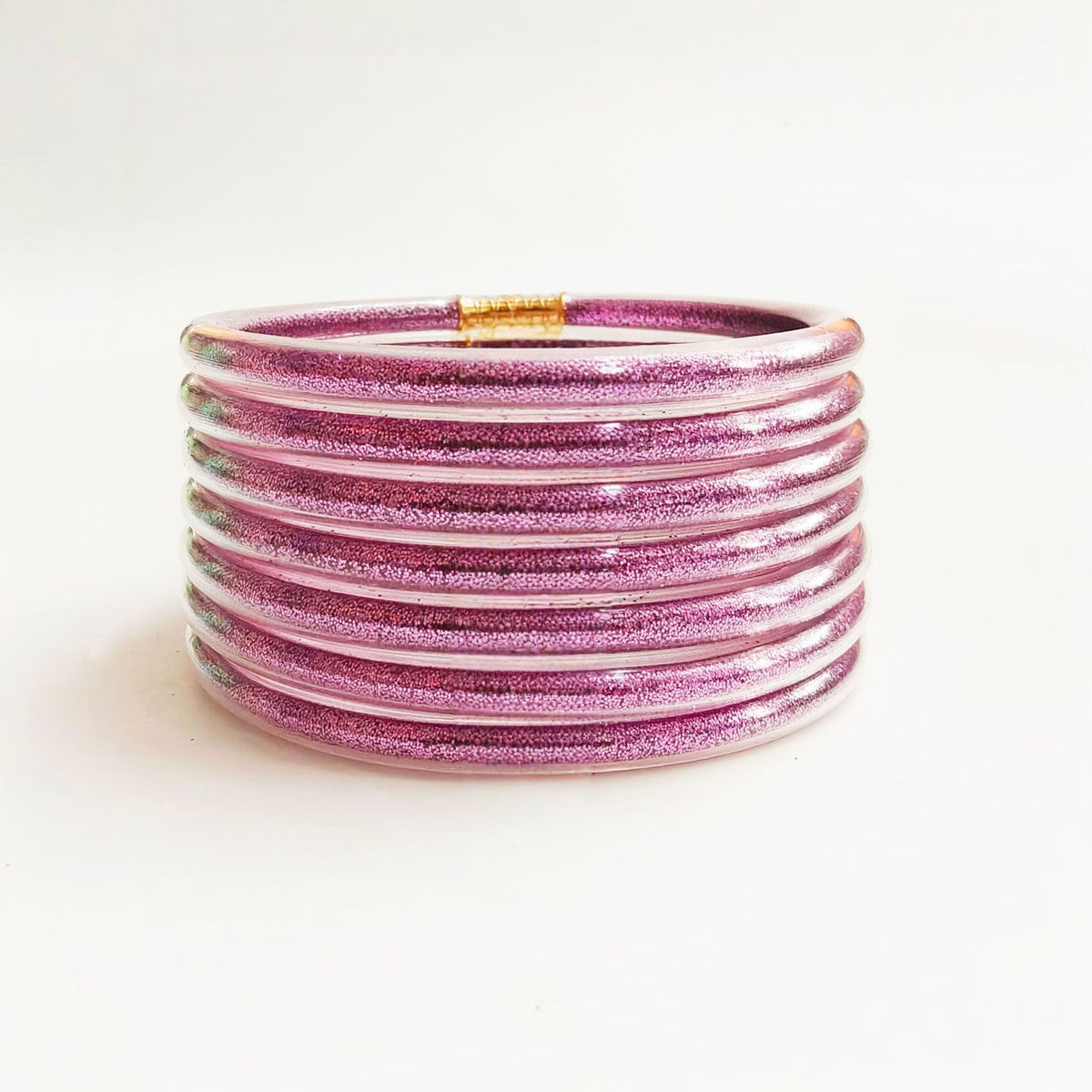 43 Colors Amazon Best-Selling 7-Layer Silicone Rainbow Glitter Bracelet Ribbon Set Women's Bow Glitter Bracelet