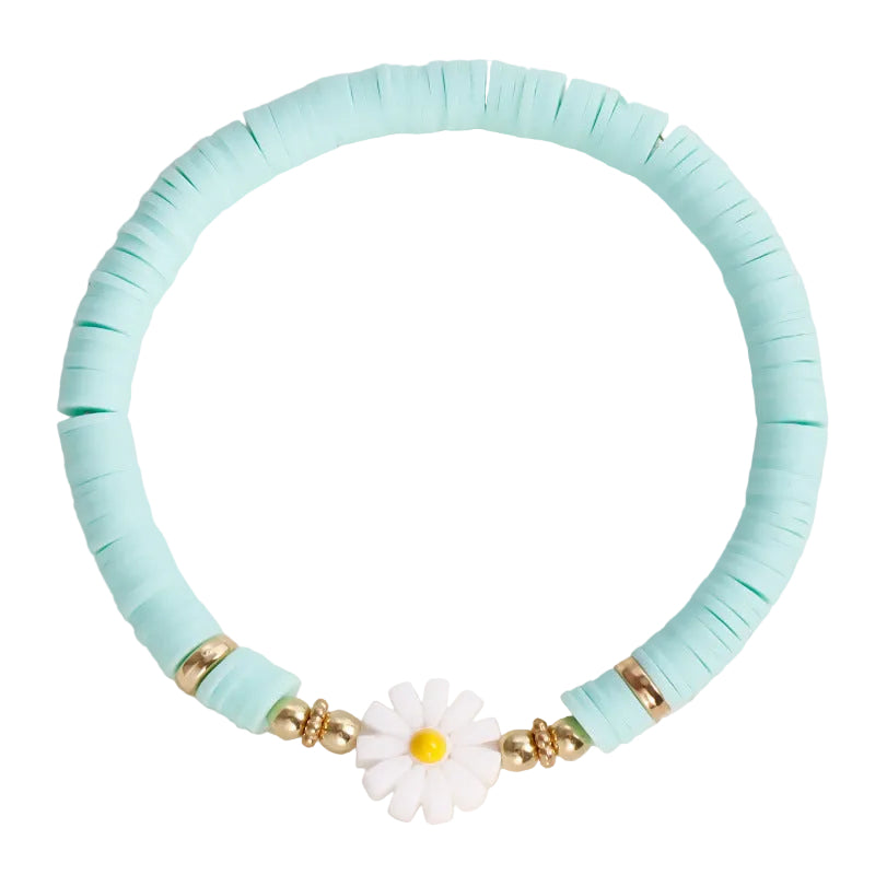 Beach Daisy Soft Pottery Flower Colorful Bracelet Casual Accessories Hand Jewelry