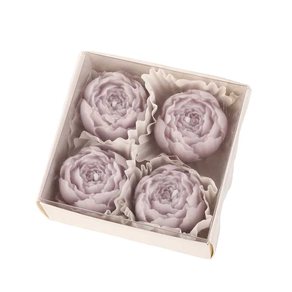 Handmade Red Rose Scented Candle Set  for Home Use Valentine's Day Gift Fragrance Souvenir Candle