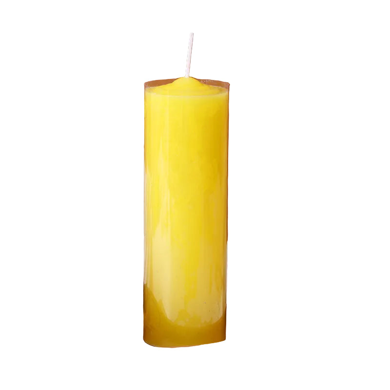 red and white candle color smoke-free odorless greenhouse long rod cylindrical candle