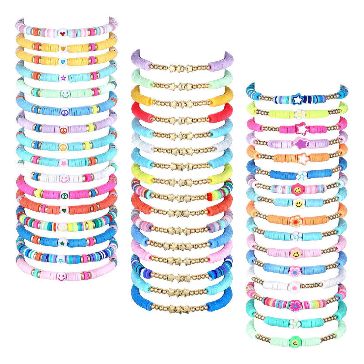 Mixed-Color Beaded Seed Bead Set Children's  Jewelry DIY Letter Friendship Bracelet