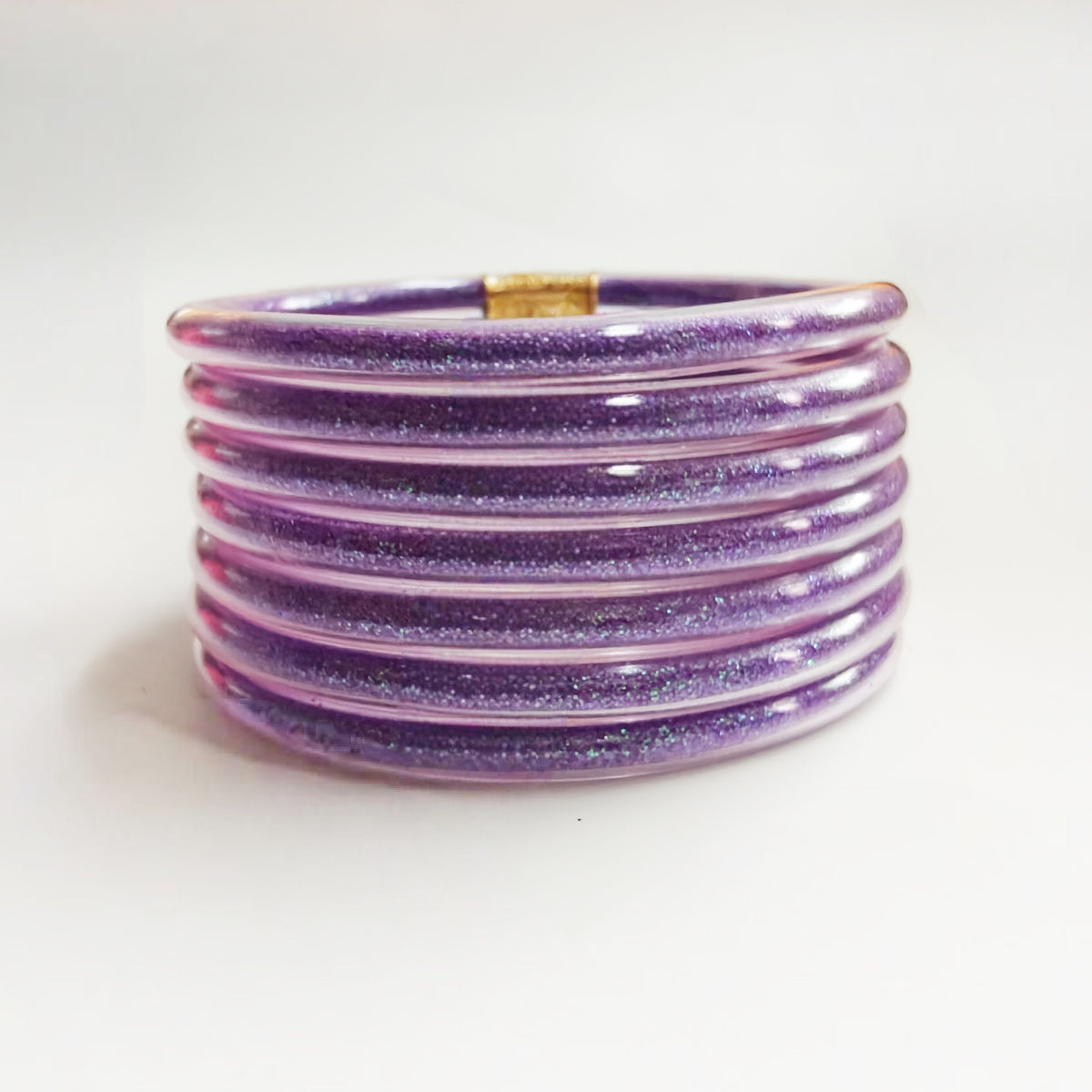 43 Colors Amazon Best-Selling 7-Layer Silicone Rainbow Glitter Bracelet Ribbon Set Women's Bow Glitter Bracelet