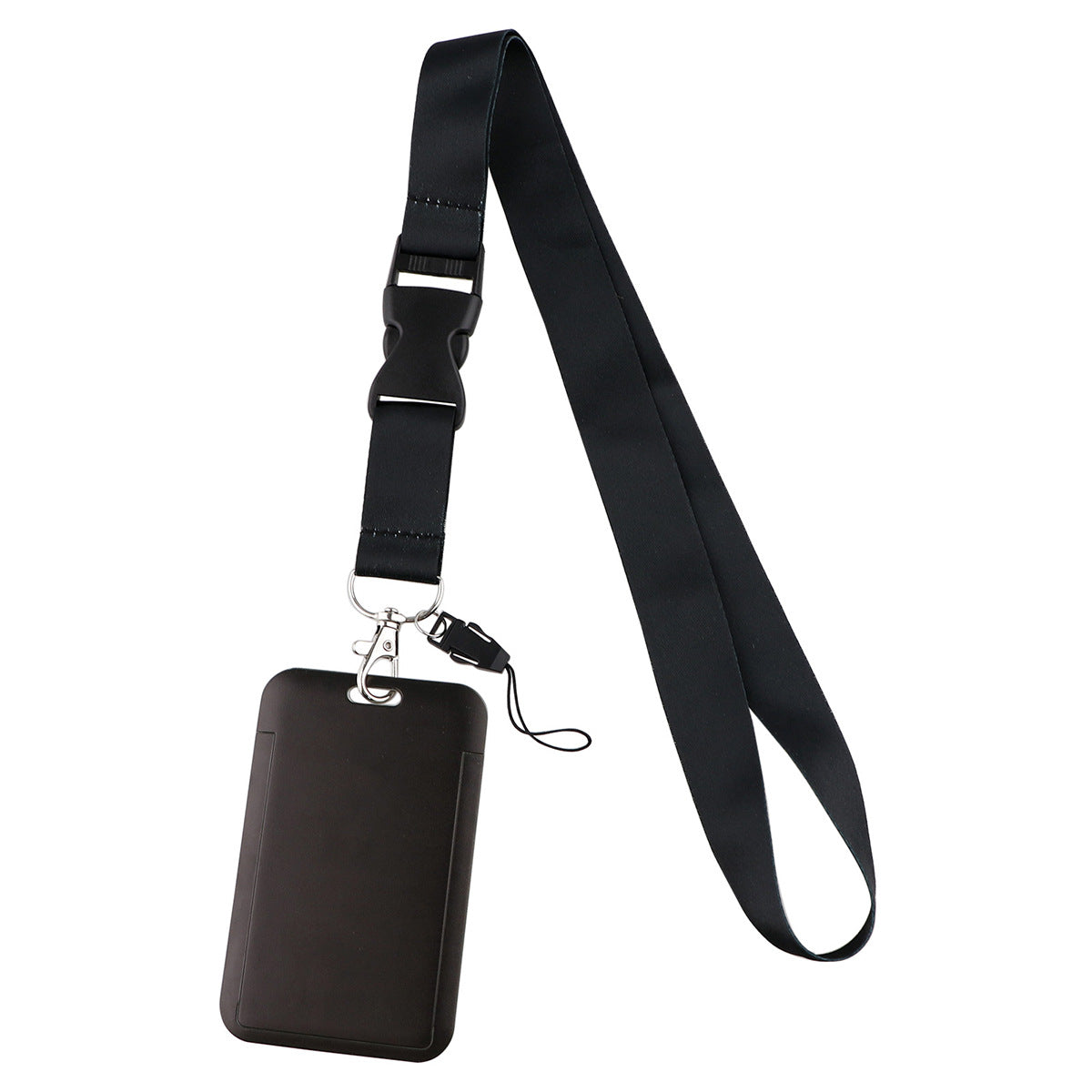 Twelve-Color Mobile Phone Lanyard, Hard-Shell Card Holder for Id, Camera, Keys, Work Badge, and Bus Pass
