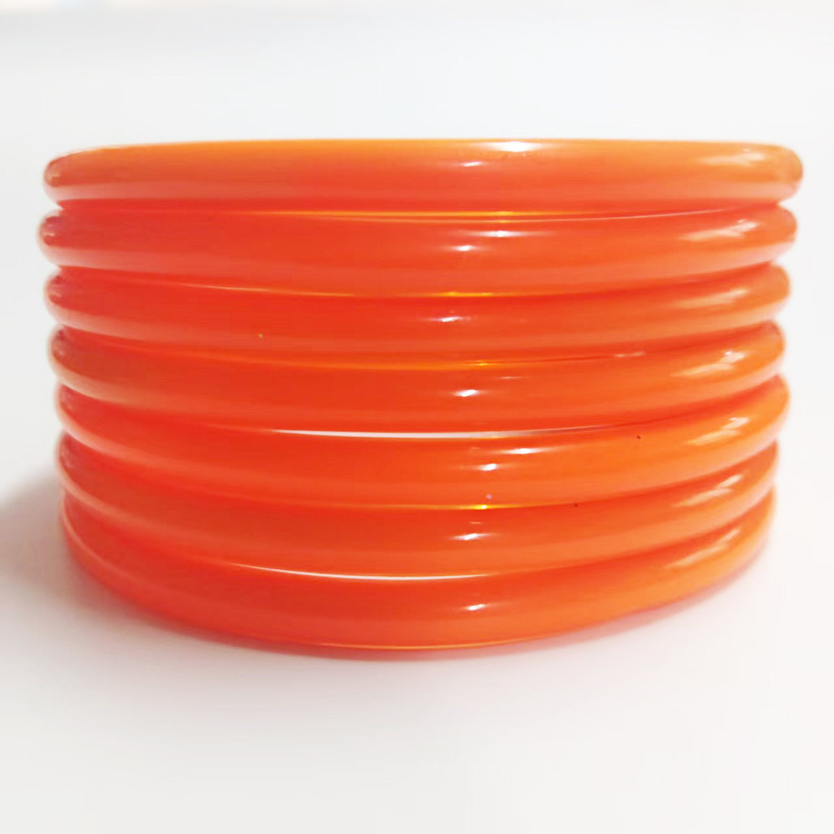 7-Layer Plastic Silicone Bracelets Gold Foil Jelly Bangles Multi-Layer Silicone Gold Foil Paint Bracelets Factory Direct Sales