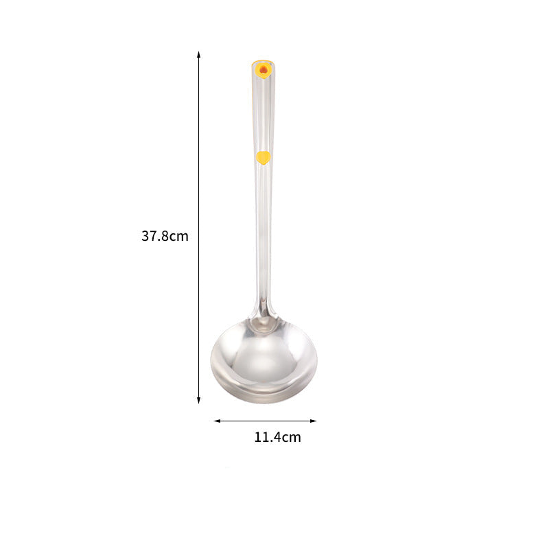 Stainless Steel Cooking Spoon Skimmer Hot Pot Spoon Household Kitchen Utensils Skimmer Set Cooking Spatula