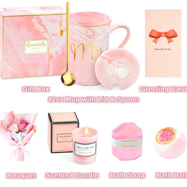 Birthday Gift Small Fresh Tulip Cup Ceramic Cup Girl's Heart Accompanying Gift for Best Friends Practical Mug